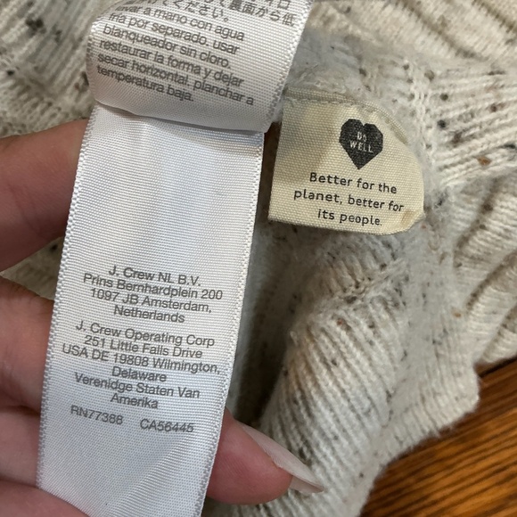 Madewell Donegal Elsmere Pullover Sweater – Donegal Snow – Size Small - Picture 7 of 7